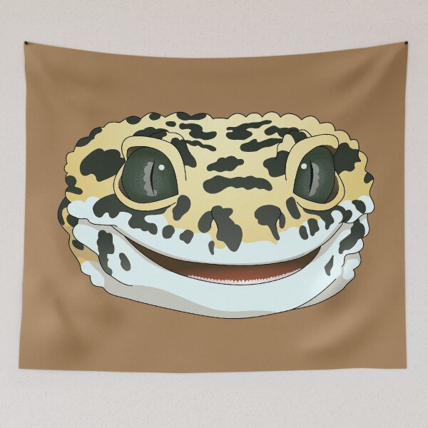 Item preview, Leopard Gecko Face designed and sold by Zia Frazier.