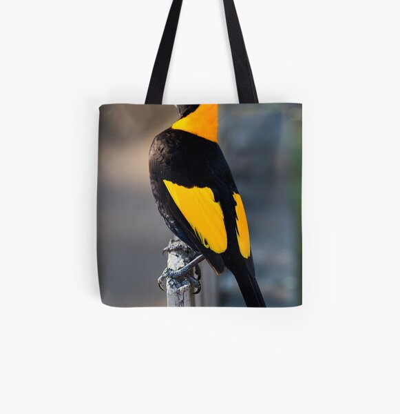 Regent Bower Bird - Lamington National Park, Australia All Over Print Tote Bag
