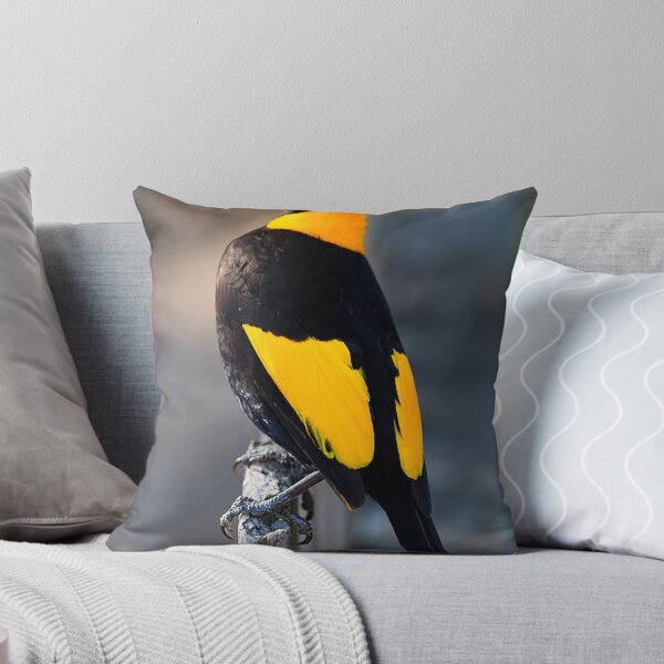 Regent Bower Bird - Lamington National Park, Australia Throw Pillow