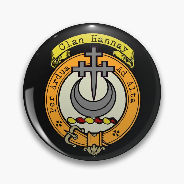 Item preview, Hannay Clan Surname crest designed and sold by BagTown Clans.