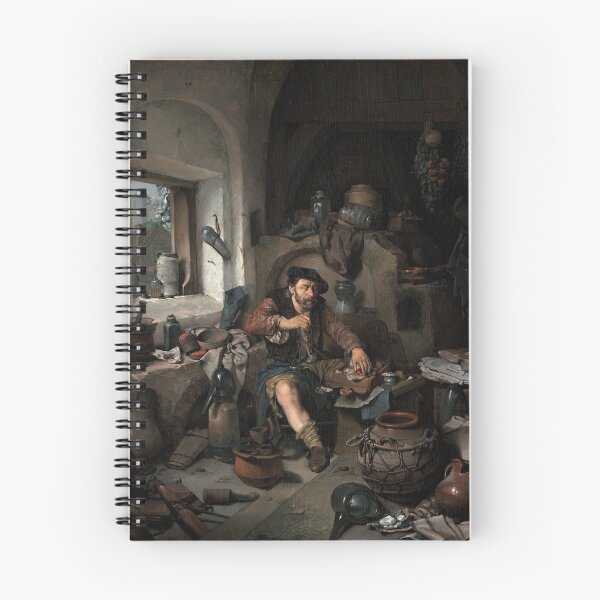 Item preview, The Alchemist | Cornelis Bega | 1663 Dutch Golden Age Science Art designed and sold by CJET.