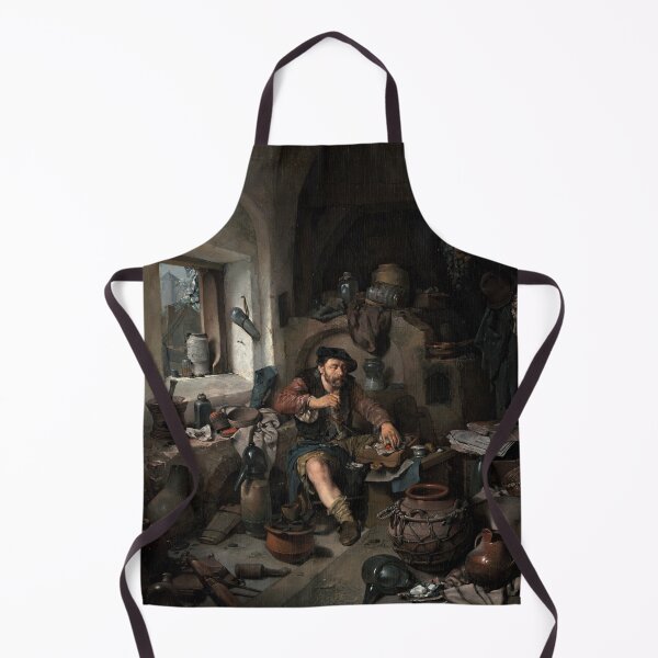 Item preview, The Alchemist | Cornelis Bega | 1663 Dutch Golden Age Science Art designed and sold by CJET.