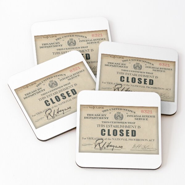 Item preview, CLOSED for VIOLATION of the NATIONAL PROHIBITION ACT 1921 designed and sold by Daniel Hagerman.