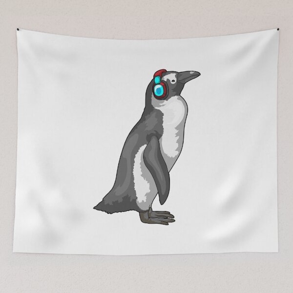 Item preview, Penguin Music Headphone designed and sold by Snabdesign84.