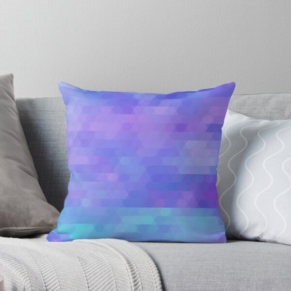 Item preview, Athena, geometric abstract design in purples, aquas designed and sold by Glimmersmith.