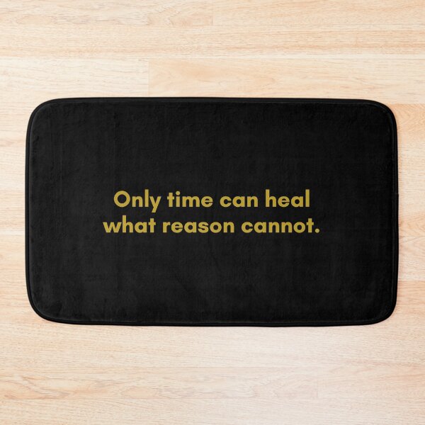 Item preview, Only time can heal what reason cannot. | Quote by Senece | Golden  designed and sold by Philosopherous.
