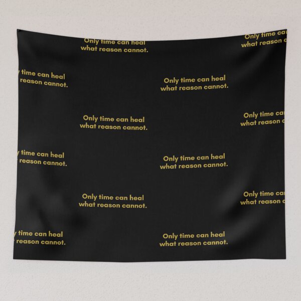 Item preview, Only time can heal what reason cannot. | Quote by Senece | Golden  designed and sold by Philosopherous.