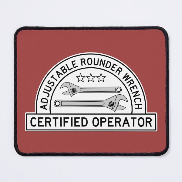 Item preview, Certified Operator: Adjustable Rounder Wrench designed and sold by arkantero.