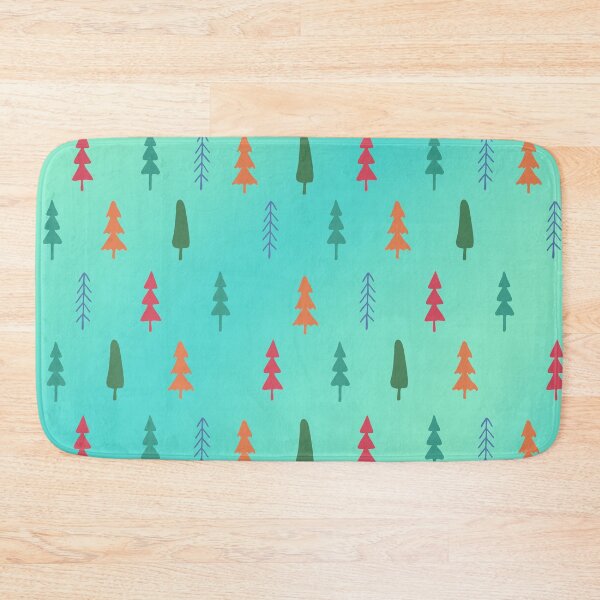 Item preview, Turquoise christmas tree pattern designed and sold by reka88.