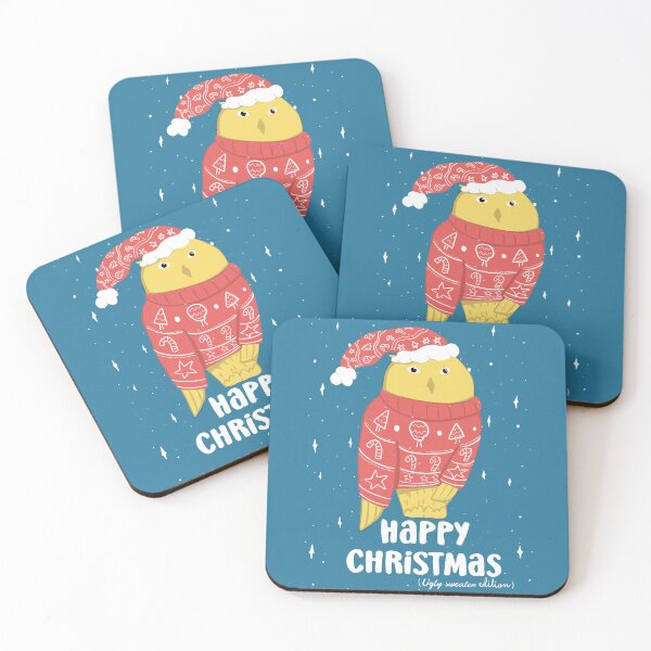 Item preview, Happy Christmas Ugly Sweater  -  Owls Greetings collection - BRY designed and sold by MaddaMom.