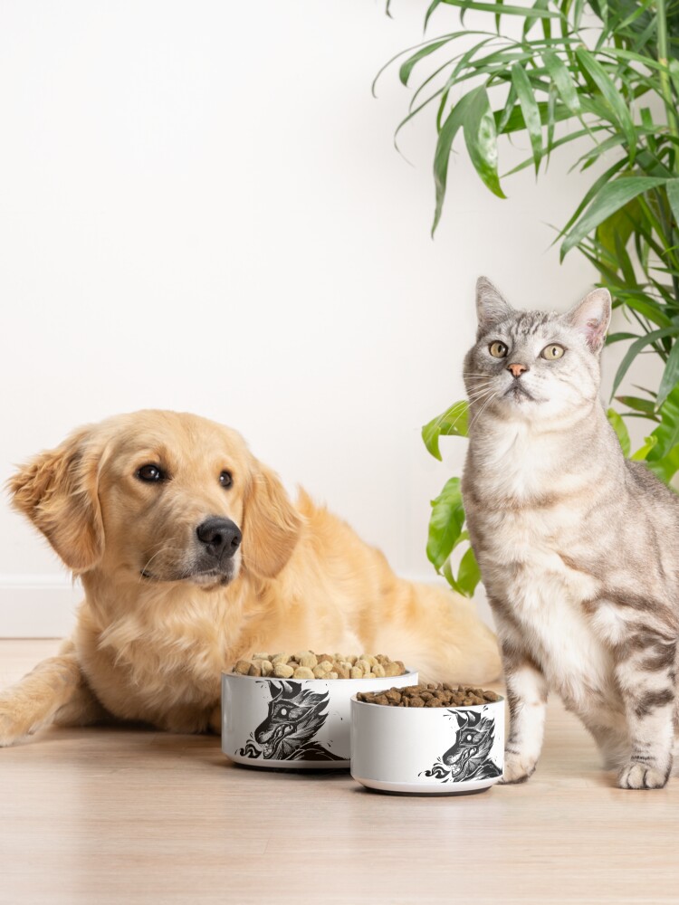 Alternate view of Spooky Werewolf Pet Bowl