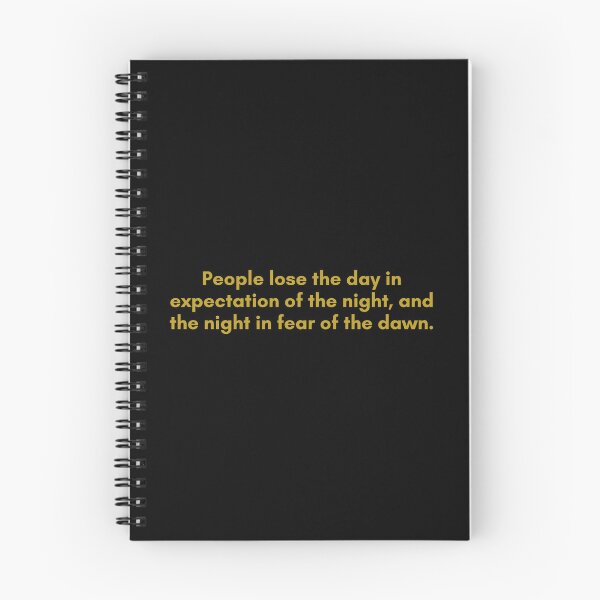Item preview, People lose the day in expectation of the night, and the night in fear of the dawn. | Quote by Senece | Golden  designed and sold by Philosopherous.