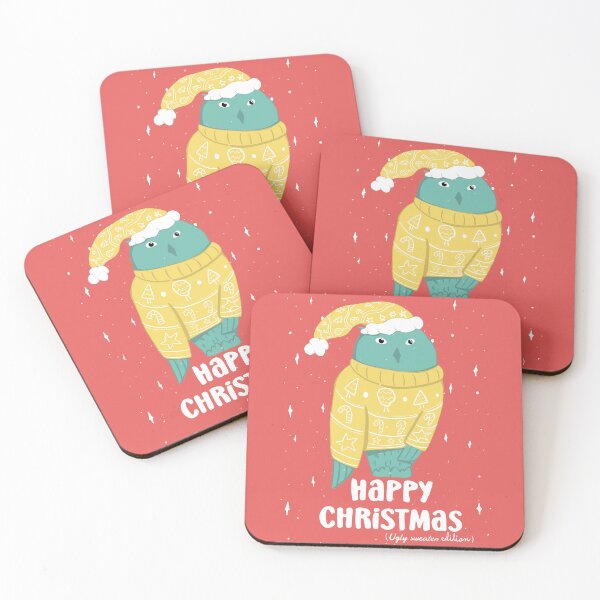 Item preview, Happy Christmas Ugly Sweater  -  Owls Greetings collection - RGY designed and sold by MaddaMom.
