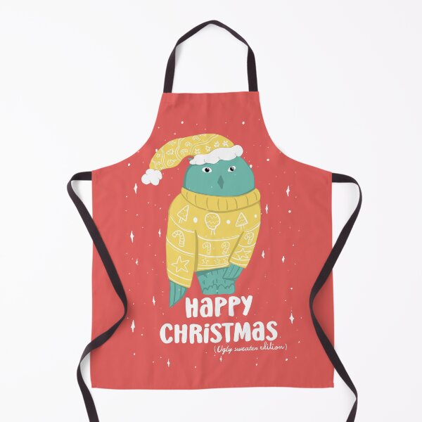 Item preview, Happy Christmas Ugly Sweater - Owls Greetings collection - RGY designed and sold by MaddaMom.