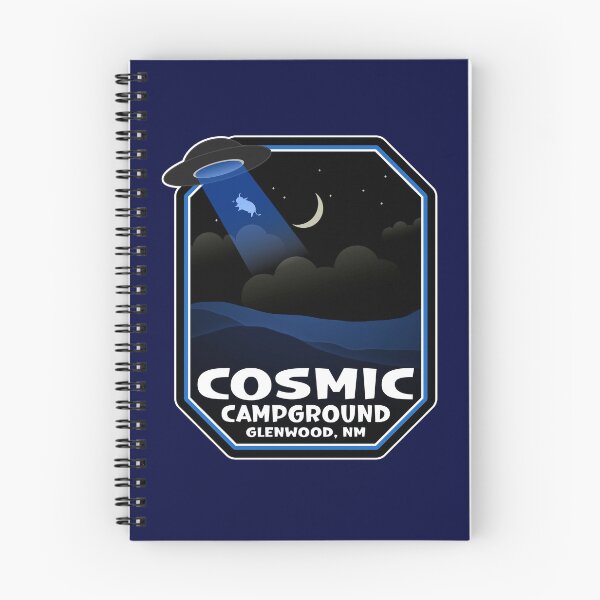 Item preview, Cosmic Campground Park Badge for Astronomers, Star Gazers, Campers, Overlanders, Glamping, Boondocking, HIking, Fishing, Outdors, Alien and UFO fans designed and sold by Mount-Molehill.
