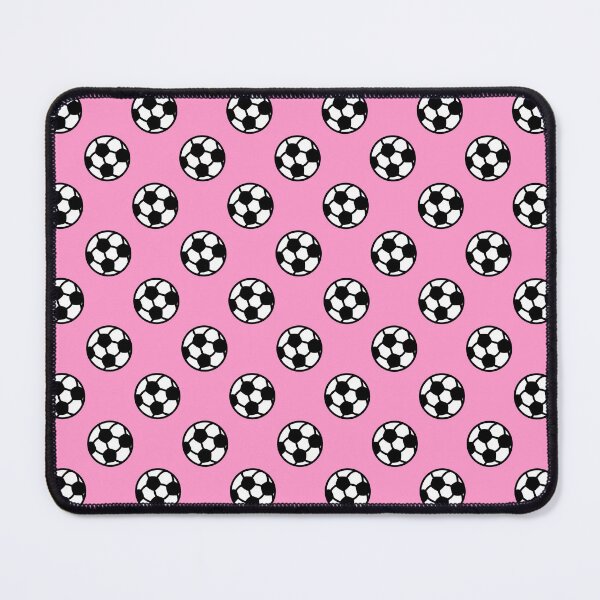 Item preview, Soccer Ball with Pink Background Pattern designed and sold by beccaveedesigns.