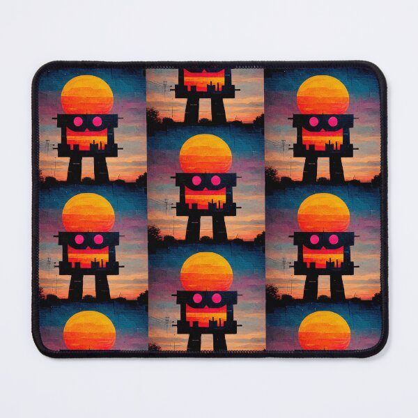 Item preview, Happy Robot Street Art Decoration Colorful Sun Gift designed and sold by LADistrictGarb.