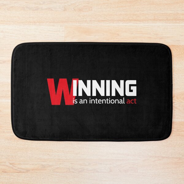 Item preview, Winning is an intentional act for daily motivated mindset. designed and sold by TheLuckyShirts.