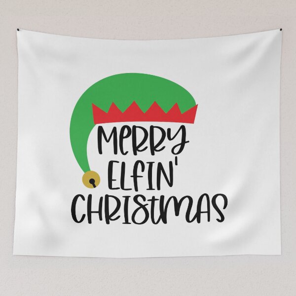 Item preview, Merry Elfin Christmas Funny  designed and sold by designsdetour.