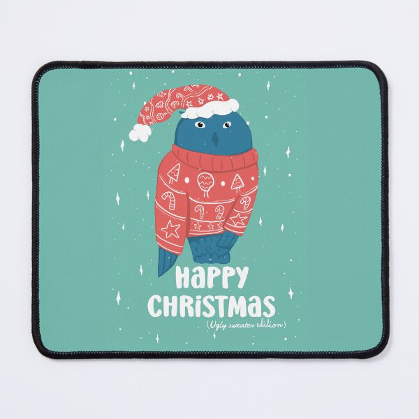 Item preview, Happy Christmas Ugly Sweater - Owls Greetings collection - GBR designed and sold by MaddaMom.