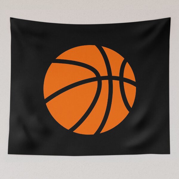 Item preview, Basketball with Black Background Design designed and sold by beccaveedesigns.