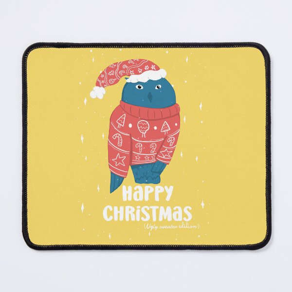 Item preview, Happy Christmas Ugly Sweater  -  Owls Greetings collection - YBR designed and sold by MaddaMom.