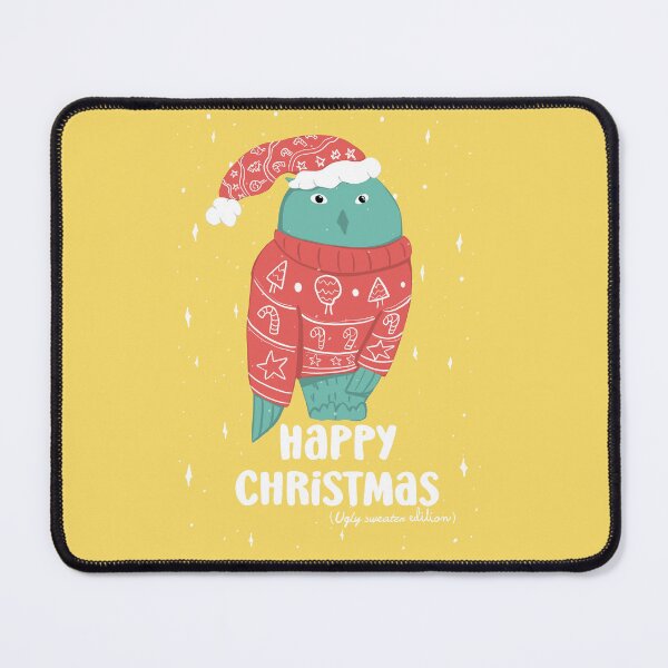 Item preview, Happy Christmas Ugly Sweater - Owls Greetings collection - YGR designed and sold by MaddaMom.