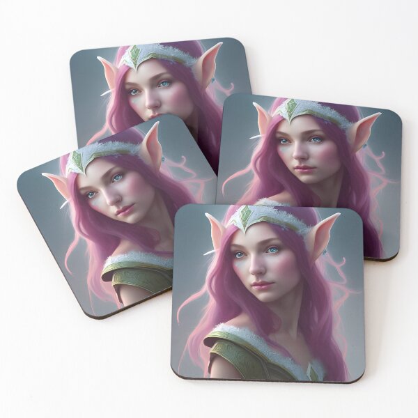 Item preview, Cute Fantasy Elf Maiden Purple Hair designed and sold by Eliteijr.