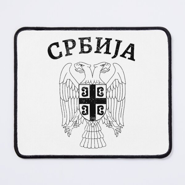 Item preview, Serbian eagle coat of arms with Cyrillic script designed and sold by Mila1946.