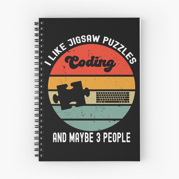 Item preview, I Like Jigsaw Puzzles Puzzle Lover Funny Coding designed and sold by SharpThreadZ.