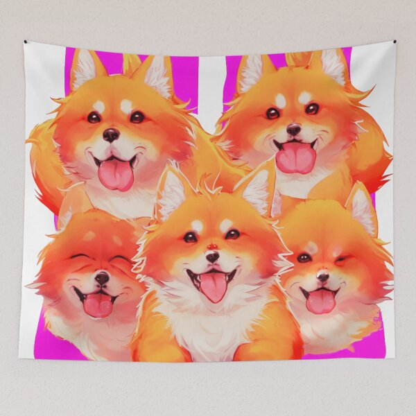 Item preview, Cute little doggos that are happy to see you designed and sold by Pinghing.