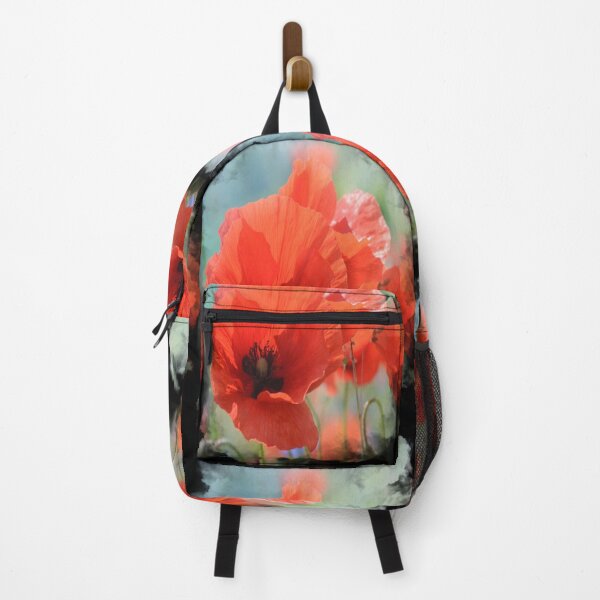 Item preview, Colorful Poppy Floral Graphic designed and sold by Paula Helit.