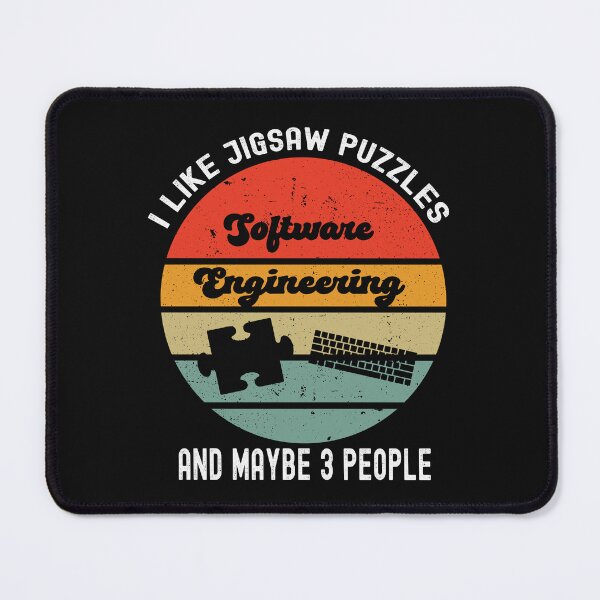 Item preview, I Like Jigsaw Puzzles Puzzle Lover Funny Software Engineering designed and sold by SharpThreadZ.