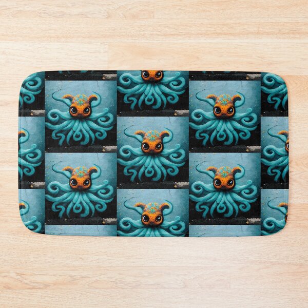 Item preview, Cute Magical Octopus Colorful Aqua Gift designed and sold by LADistrictGarb.