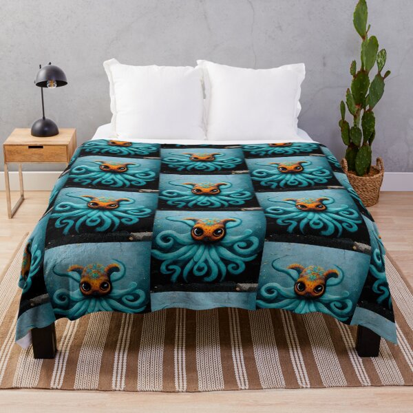 Item preview, Cute Magical Octopus Colorful Aqua Gift designed and sold by LADistrictGarb.