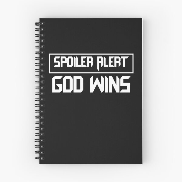 Item preview, Spoiler God Wins. Spoiler Alert God Wins designed and sold by CreacionsMeraki.