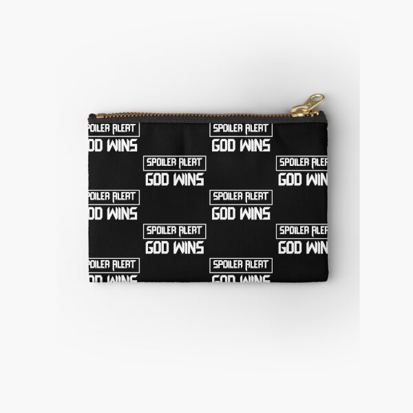Item preview, Spoiler God Wins. Spoiler Alert God Wins designed and sold by CreacionsMeraki.