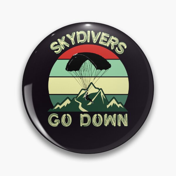 Item preview, Skydivers go down - vintage style designed and sold by SidTastic .