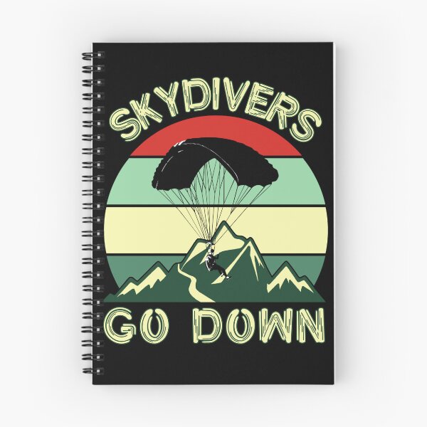 Item preview, Skydivers go down - vintage style designed and sold by SidTastic .