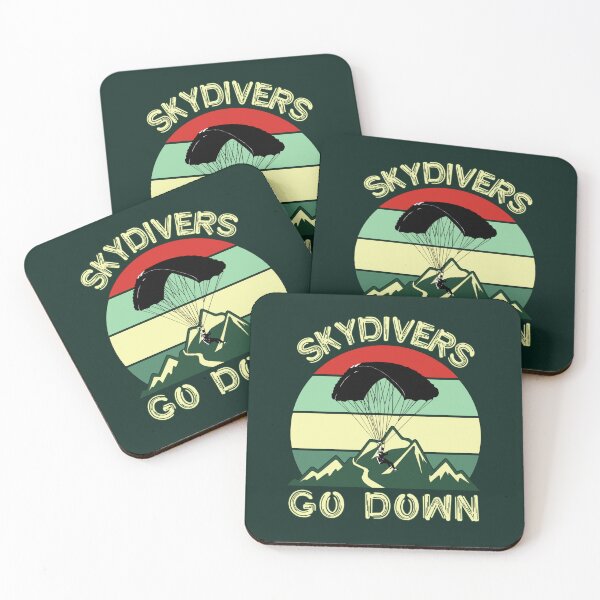 Item preview, Skydivers go down - vintage style designed and sold by SidTastic .