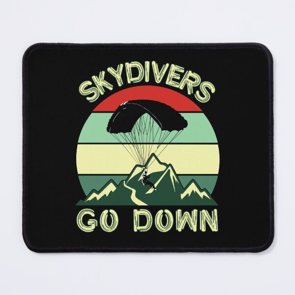 Item preview, Skydivers go down - vintage style designed and sold by SidTastic .