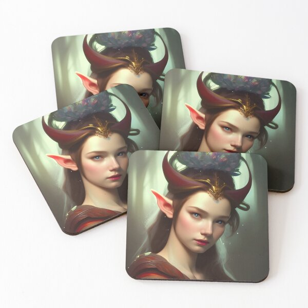 Item preview, Cute Fantasy Brunette Elf Princess designed and sold by Eliteijr.
