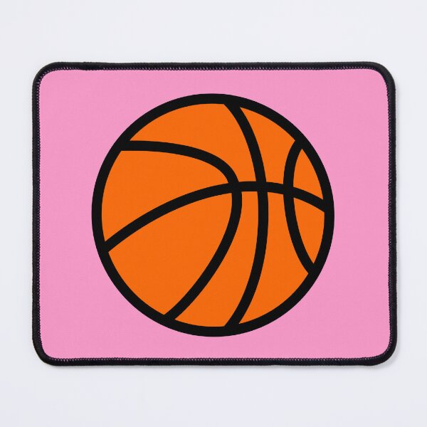 Item preview, Basketball with Pink Background Design designed and sold by beccaveedesigns.