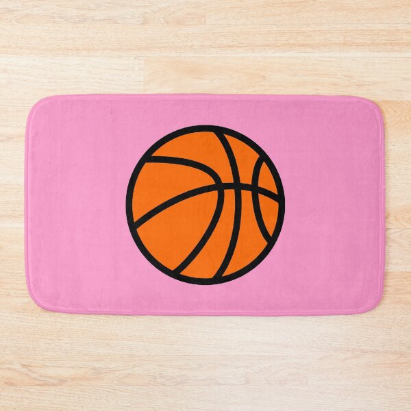 Item preview, Basketball with Pink Background Design designed and sold by beccaveedesigns.