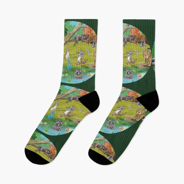 Item preview, Reading Racoon in Tree  designed and sold by CheranY.