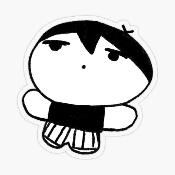 Omori Plush Sticker for Sale by CassidysArt