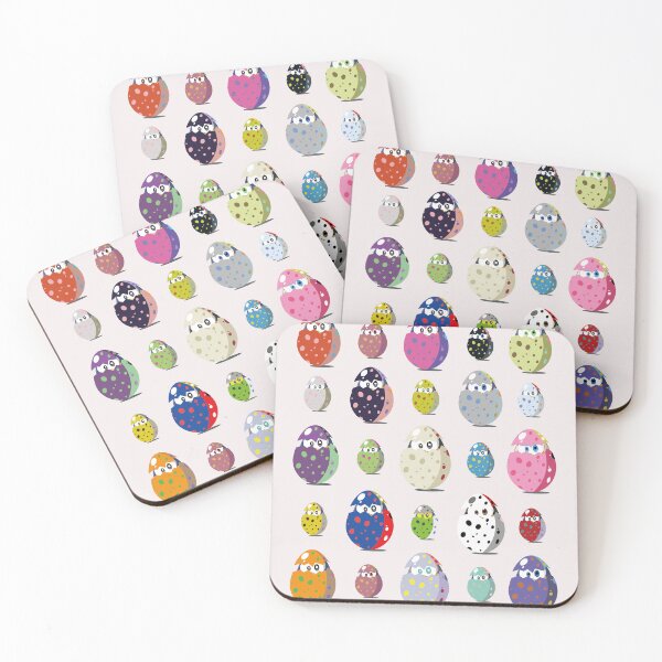 Item preview, Cute Penguins in colorful eggshells - Nifty Stories designed and sold by NiftyPenguins.