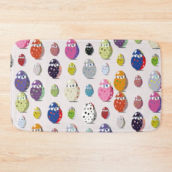 Item preview, Cute Penguins in colorful eggshells - Nifty Stories designed and sold by NiftyPenguins.
