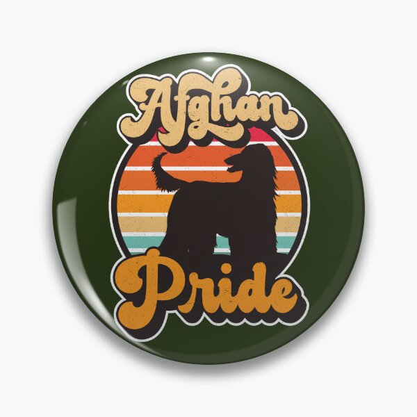 Item preview, Afghan Pride Retro Sunset Dog Silhouette Pet Design designed and sold by CRHPOD20.