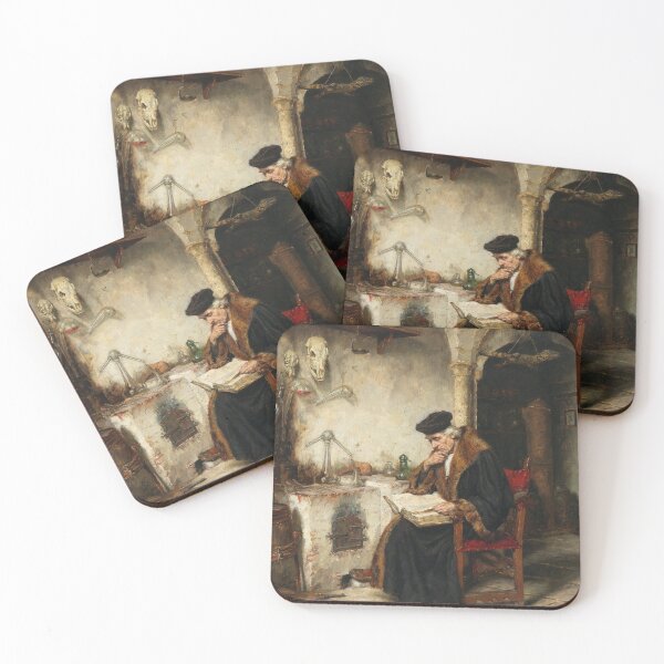 Item preview, The Alchemist | Karl Gebhardt | 1910 Alchemy Art designed and sold by CJET.